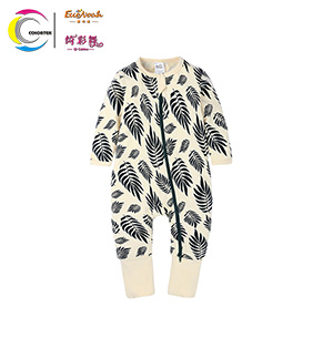 印花拉鏈前開(kāi)長(zhǎng)爬